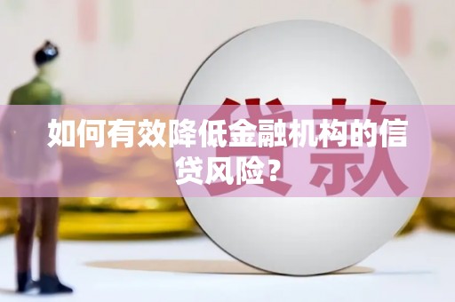 元宝山如何有效降低金融机构的信贷风险？