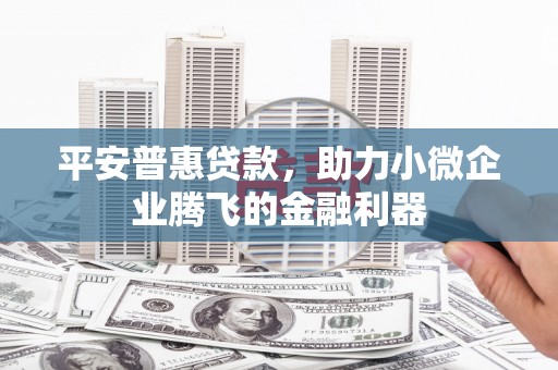 元宝山平安普惠贷款，助力小微企业腾飞的金融利器