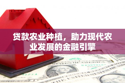 元宝山贷款农业种植，助力现代农业发展的金融引擎