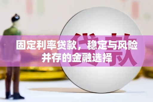 元宝山固定利率贷款，稳定与风险并存的金融选择