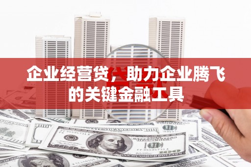 元宝山企业经营贷，助力企业腾飞的关键金融工具