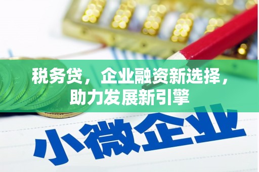 元宝山税务贷，企业融资新选择，助力发展新引擎