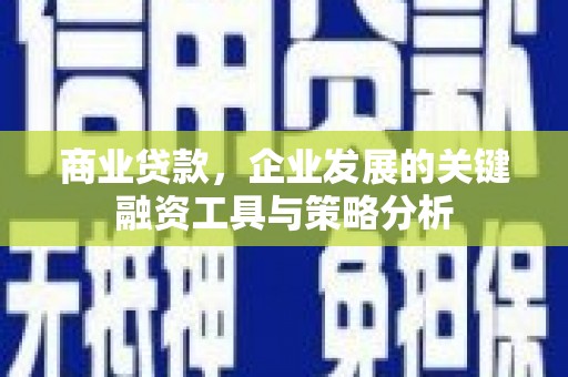 元宝山商业贷款，企业发展的关键融资工具与策略分析