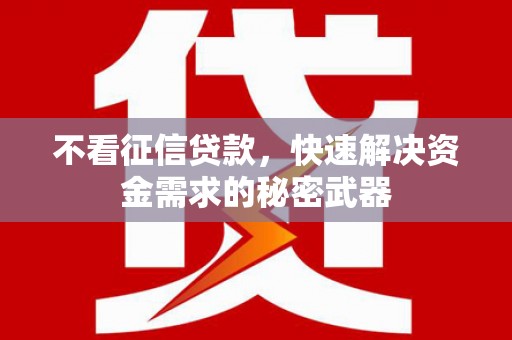 元宝山不看征信贷款，快速解决资金需求的秘密武器