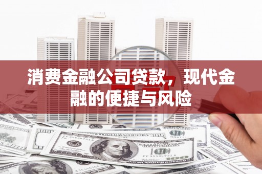 元宝山消费金融公司贷款，现代金融的便捷与风险
