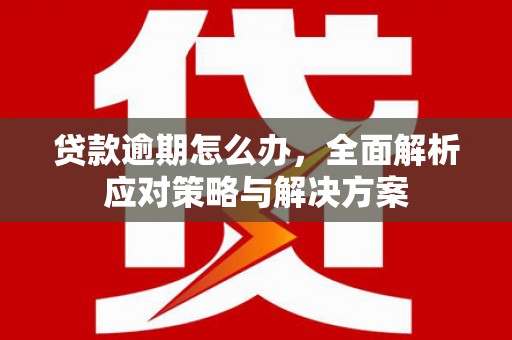 元宝山贷款逾期怎么办，全面解析应对策略与解决方案