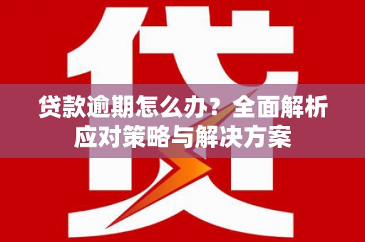 元宝山贷款逾期怎么办？全面解析应对策略与解决方案